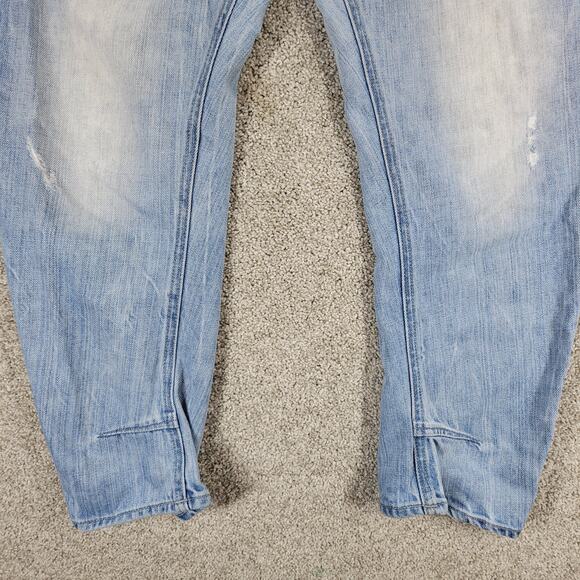 G-Star Type C 3D Loose Jeans Womens 26 Blue Tapered Barrel Light Wash Denim - Picture 11 of 16